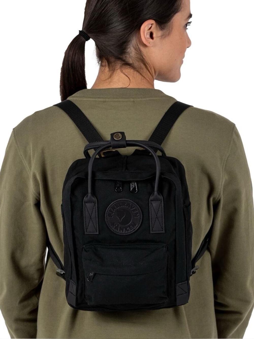 NWOT Fjallraven KANKEN NO. 2 All BLACK
MINI Backpack